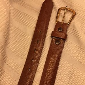 Paris leather selected cowhide vintage belt